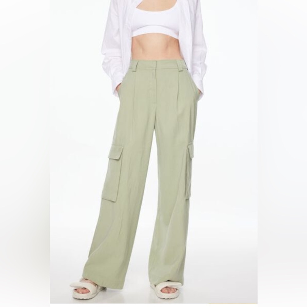 Dynamite Sage Wide Leg Pants - Dynamite Gemma Wide Leg Cargo - Picture 1 of 3
